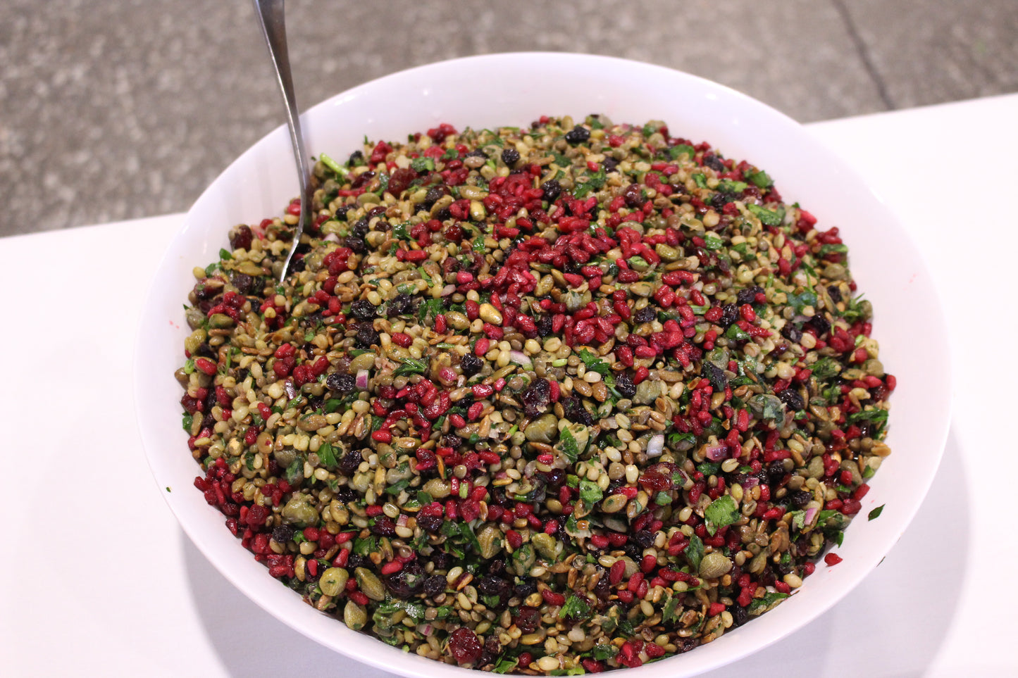 Ancient Grain Salad (V)