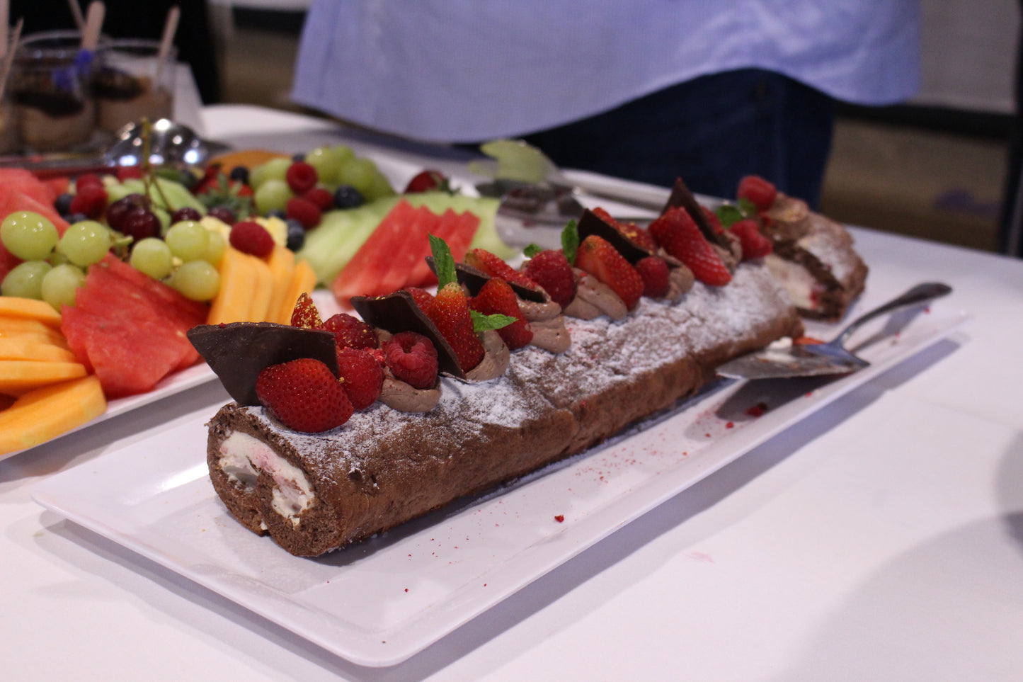 Chocolate & Raspberry Roulade