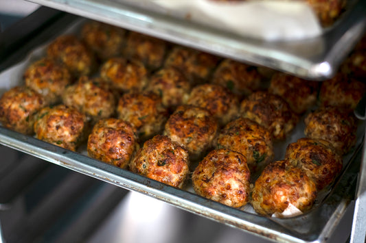 Pork & ricotta meatballs
