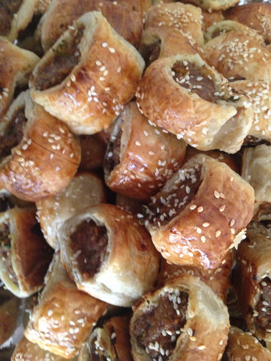 Homemade sausage rolls