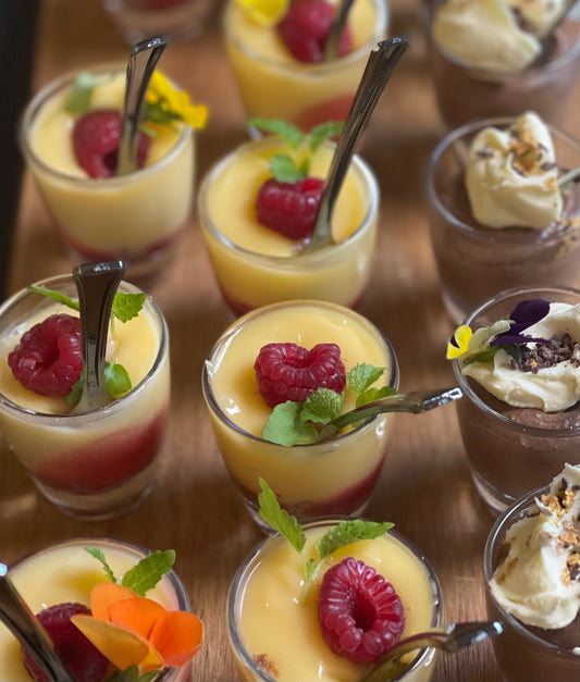 Shot Glass desserts (g/f available)