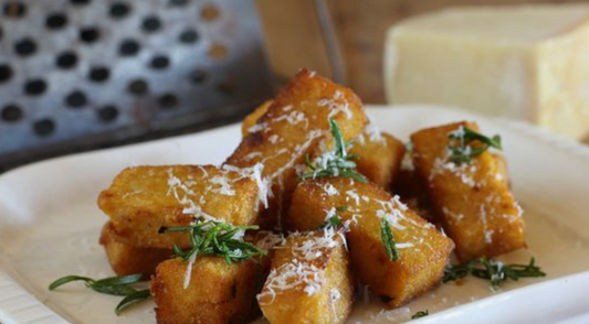Baked Polenta bites (g/f)