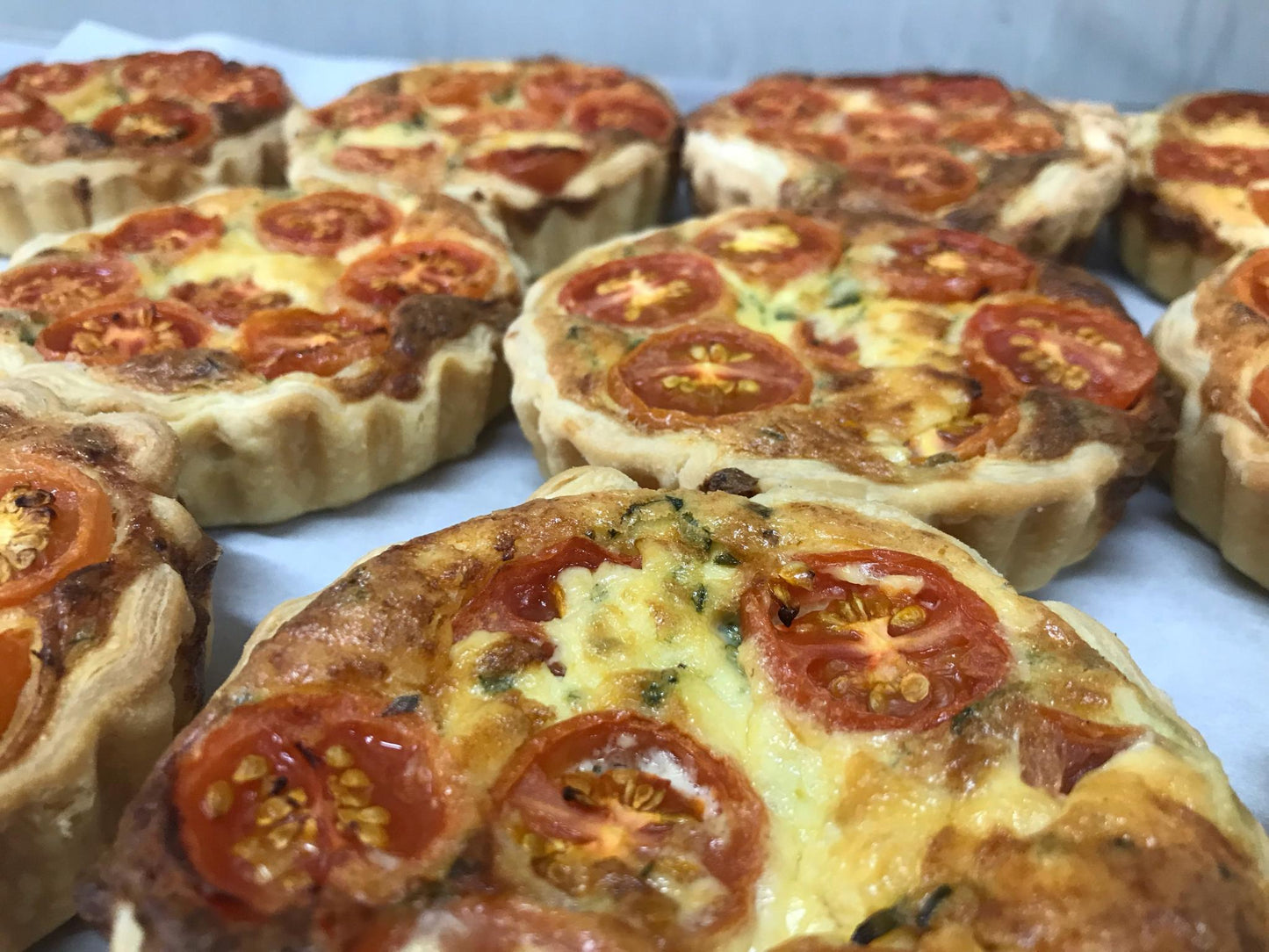 Roasted Tomato and Cheddar Tart